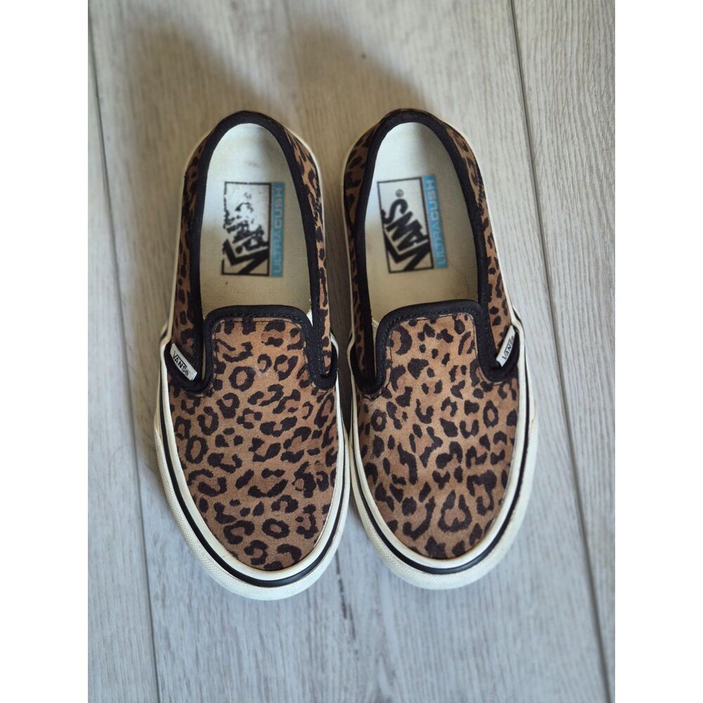 Vans UltraCush Mini Leopard Print Slip-On SF Shoes Women's Size 5.5